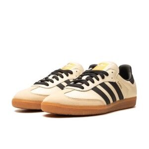 Adidas Samba OG Cream White/Sand Strata/Black ID0478 Womens Size 7/UK 5.5